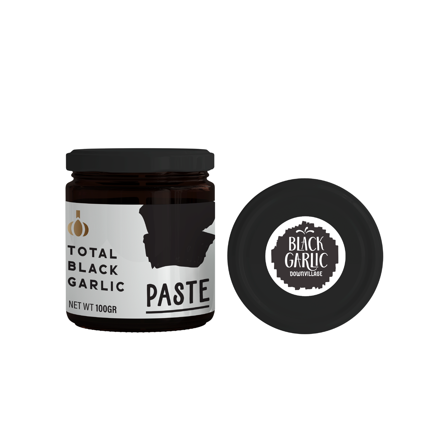 SCHWARZE KNOBLAUCHPASTE (FERMENTIERT) - Mild, süsslich und voller Kraft